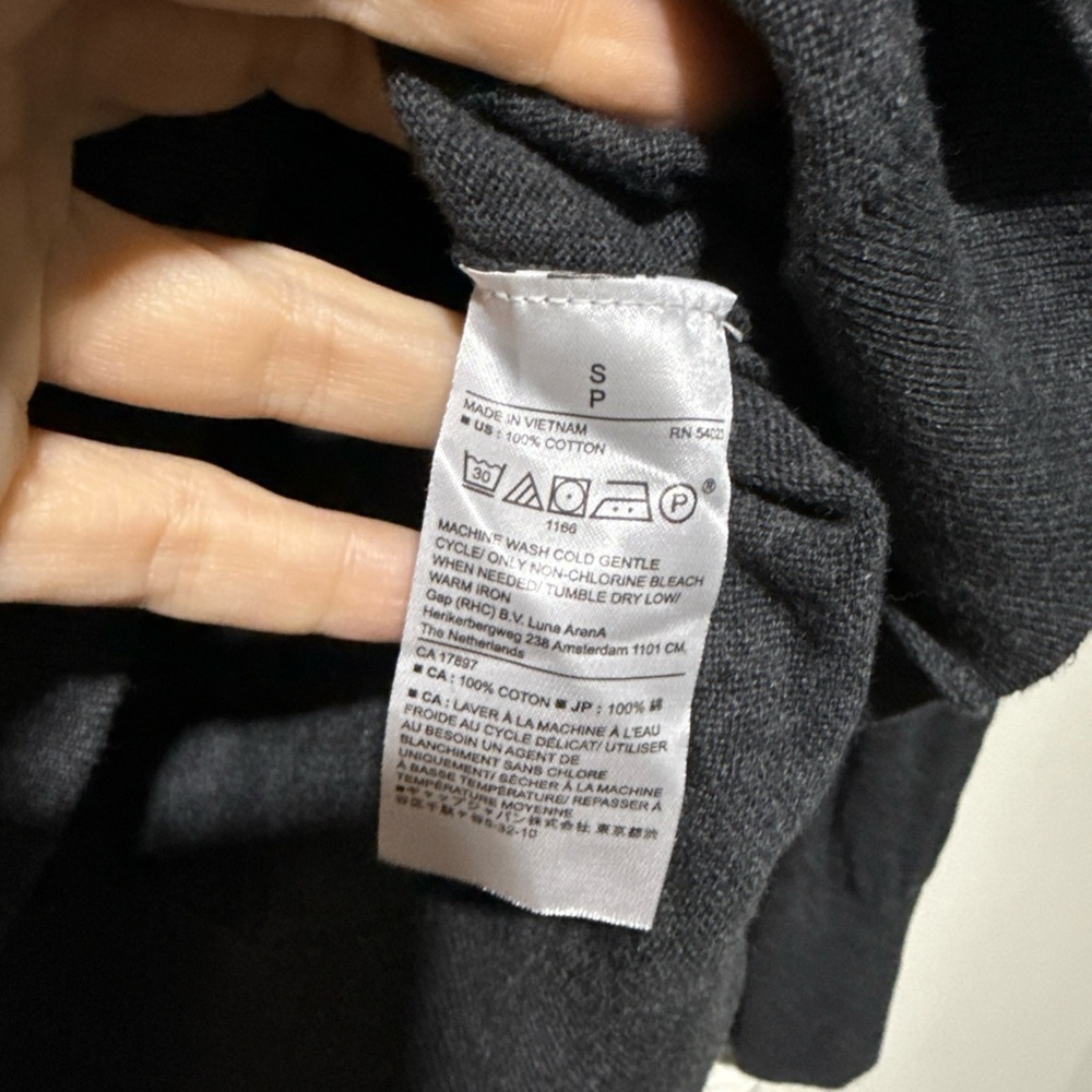 Banana Republic Dark Gray Giraffe Sweater - Picture 5 of 7